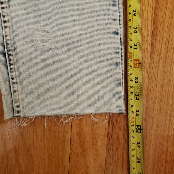 Aeropostale Jeans Womens Size 4 Acid Wash Boyfriend 90s Baggy Retro Distressed - Picture 13 of 13